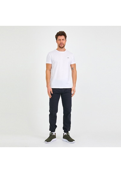 Slazenger REPUBLIC Erkek Tişört Beyaz