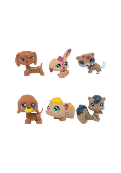 Pet Star Little 6'lı Sevimli Hayvanlar Figür Seti -3 Minişler