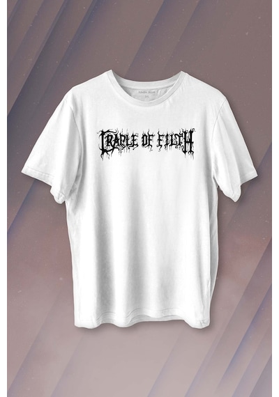 Cradle Of Filth Black Metal Gotik Gothic Goth Music Baskılı Tişört Unisex T-shirt 001