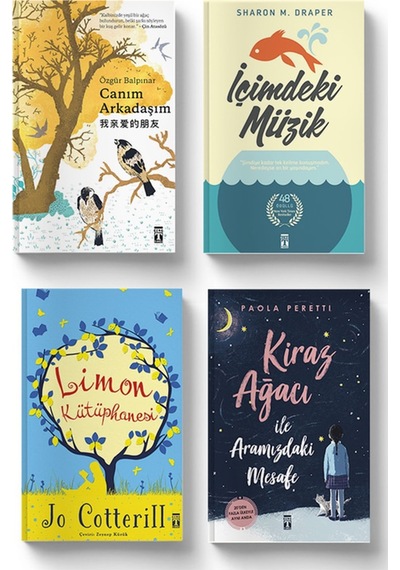 Genç Timaş Tatil Kitapları Seti - 2 (4 Kitap) (canım Arkadaşım - Içimdeki Müzik - Limon Kütüphanesi - Kiraz Ağ)