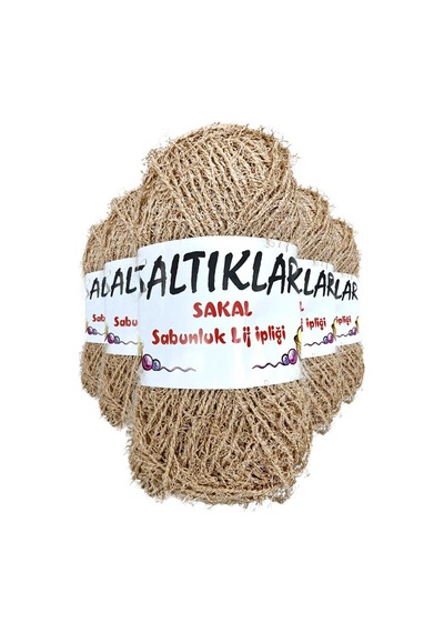 5 Adet Sakal Sabunluk Lif İpliği 100 Çok Renkli