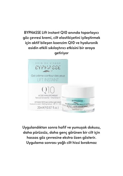 Byphasse Coenzym-Q10 ve Toparlayıcı Göz Kremi 20 ML