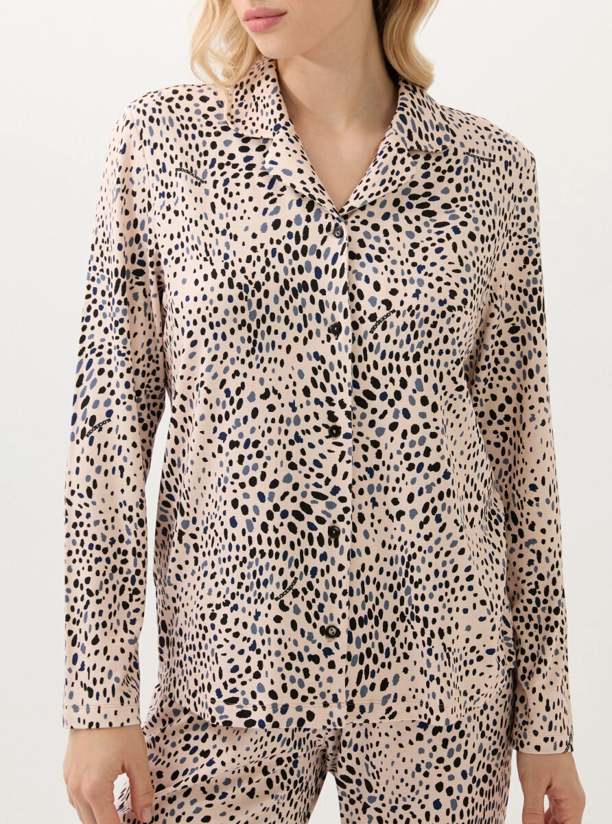 Blackspade Kadın Pijama Takımı 51918 - Baskılı Desenli