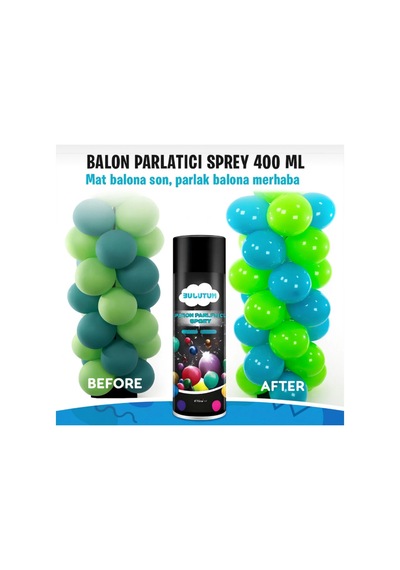 Balon Parlatıcı Sprey Mat Ve Parlak Balon Parlatıcı Balon Bakım Ürünleri 400 Ml A Kalite Beyaz Tüm Yaşlar