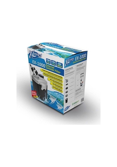 XL Pro Ex 1000 Dış Filtre 1000 LTS 22W Dolu XL Pro
