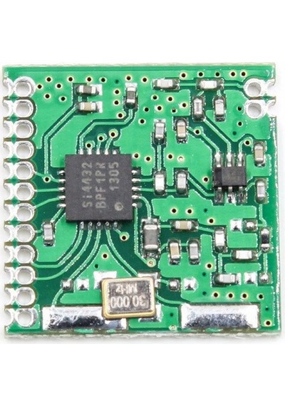 Sı4432 433mhz Rf Kablosuz Haberleşme Modülü Transceiver 1000 Metre 20dbm 240 930 Mhz 3.6 V