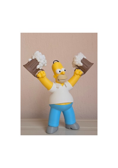 Homer Simpson Figür 20cm-3d Baskı-kolleksiyonluk Biblo