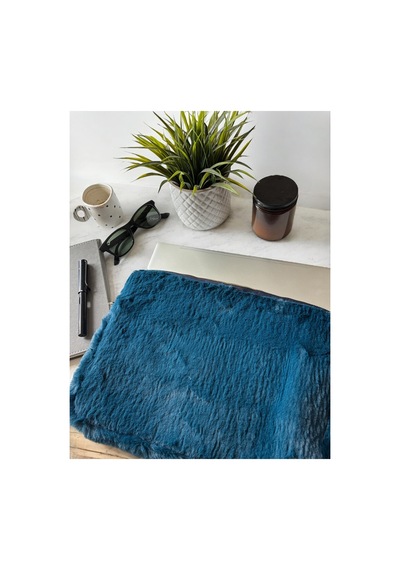 Plush Studıo 13-13.3-14 Inch Peluş Macbook, Laptop Çantası, Lacivert Toscase Askısız 36x26cm Lacivert Lacivert