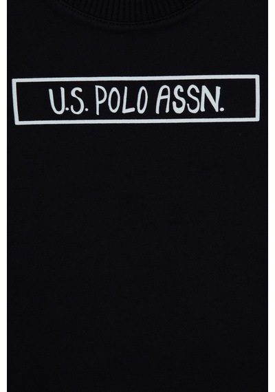 U.S. Polo Assn. Erkek Çocuk Siyah Basic Bisiklet Yaka Sweatshirt 50314006-VR046 U.S. Polo Assn. Erkek Çocuk Siyah Basic Bisiklet Yaka Sweatshirt 50314006-VR046