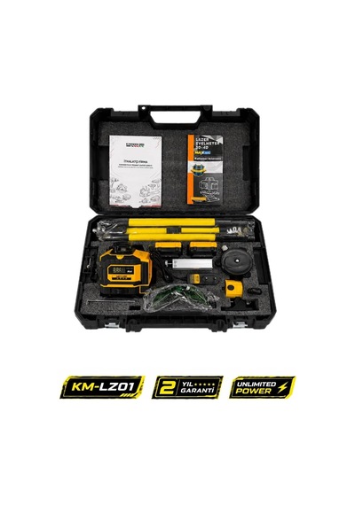 Tr Kimmeer Plus 360 16 Köşe Otomatik Hizalamalı Tripodlu Lazer Metre