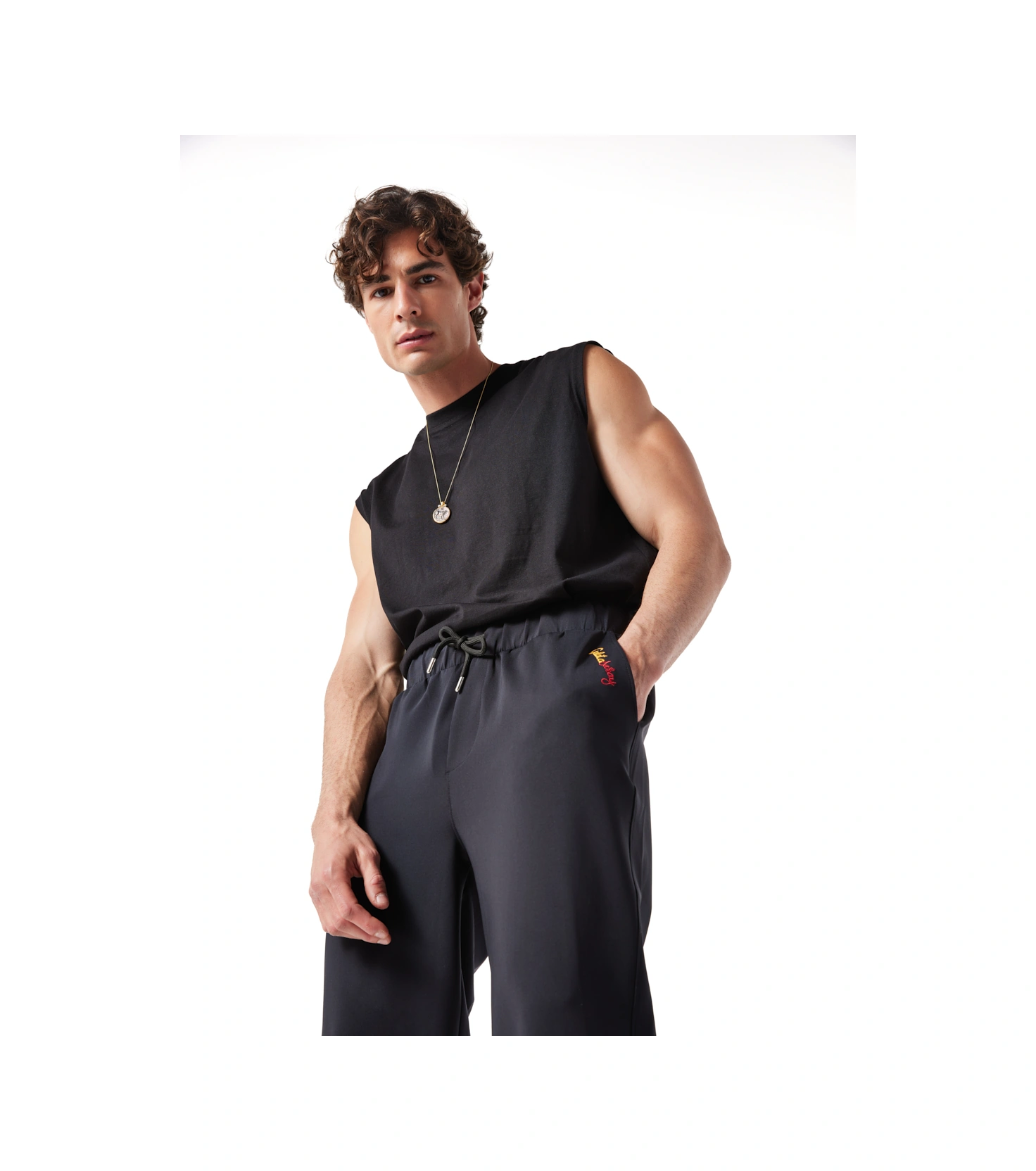 Gsstore X Midground Erkek Jogger Pantolon E251209 Siyah