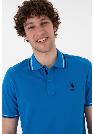 U.S. Polo Assn. Erkek Regular Fit Polo Yaka Kobalt Mavi Basic Tişört 50306011-VR077 U.S. Polo Assn. Erkek Regular Fit Polo Yaka Kobalt Mavi Basic Tişört 50306011-VR077