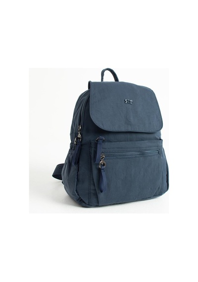 571 Collections Yumuşak Dokulu Ultra Hafif, Esnek Ve Su Geçirmez Polyamid Kumaş Sırt Çantası Lacivert Model: 571-13-14b Lacivert