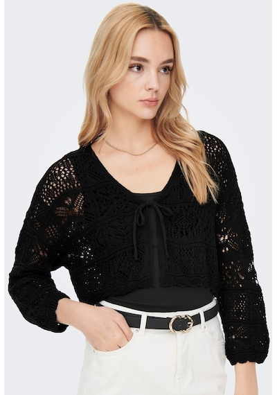 Only Kadın Triko Crop Hırka - 15257604 001