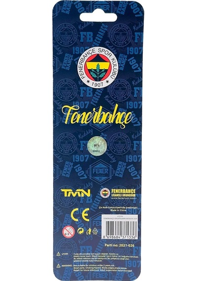 Fenerbahçe Orijinal Lisanslı Kalem Bileklik Bloknot Hediyelik Set Sarı Lacivert 001 Sarı-lacivert