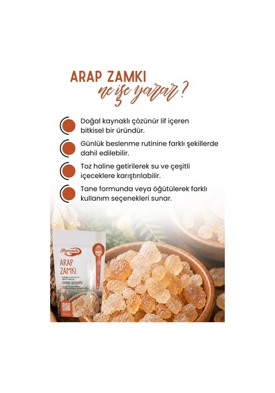 100 Gr Arap Zamkı - Akasya Gamı