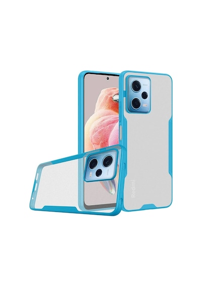 Xiaomi Redmi Note 12 5g Kılıf Platin Silikon - Mavi Evimdeyokyok