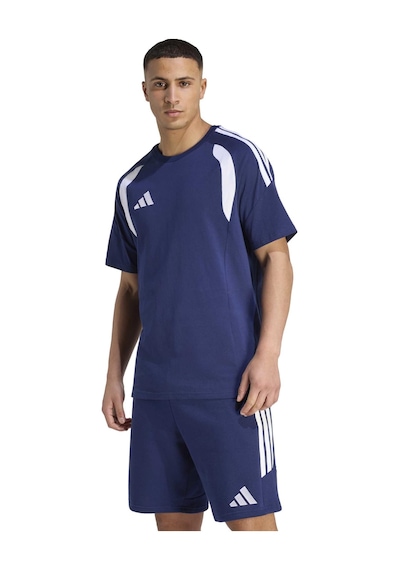 Tenabl/whıte Adidas Erkek Futbol T-shirt Tiro26l Sw Tee Jy7187 Mavi