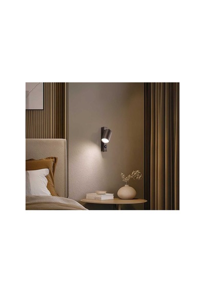Mylights Kahverengi Ve Siyah Metal Aç-kapa Anahtarlı Yatak Başı Led Aplik Gu10 Tasarruflu Led Ampu Siyah