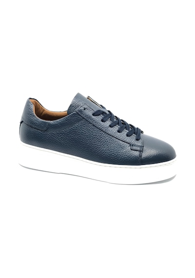 Makras Exclusive 777 Erkek Deri Sneaker Ayakkabı Lacivert