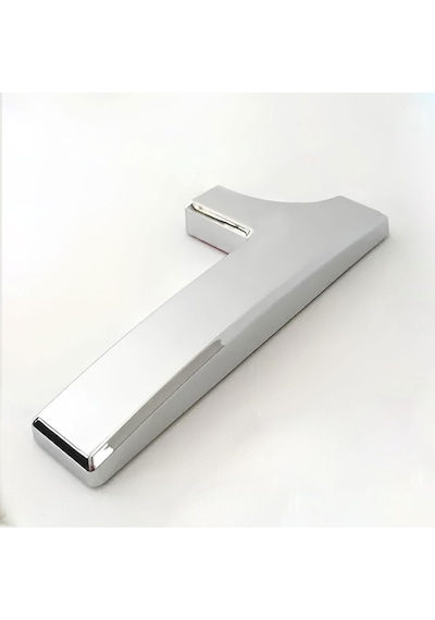 Yapışkanlı Kapı Numarası Küçük Boy 50 Mm 5 Cm Numara 1 Rakam Bir Sayısı Krom Renk Numaralar 1 Adet Diğer