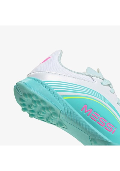 Adidas F50 Messi League Çocuk Beyaz Halı Saha Kramponu Jq0944