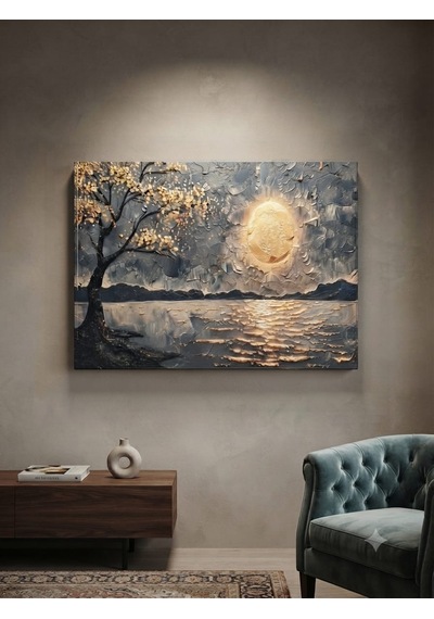 Tablo 40x60cm Orta Boy Kafe Ve Restoran Hediyelik Duvar Aksesuarı Siyah