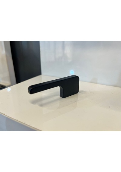 Desna Metal Kulp 16mm Mat Siyah Dolap Kapak Tv Ünite Modern Çekmece Mobilya Komodin Konsol Mat Siyah