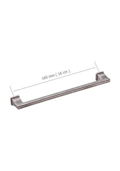 Doğanlar Techno 160 mm Mobilya Kulp Olifka Antik Gümüş
