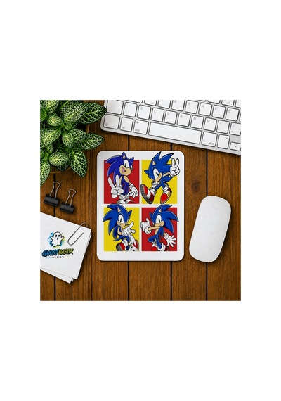 Sonic Baskılı Oyuncu Mousepad 0279
