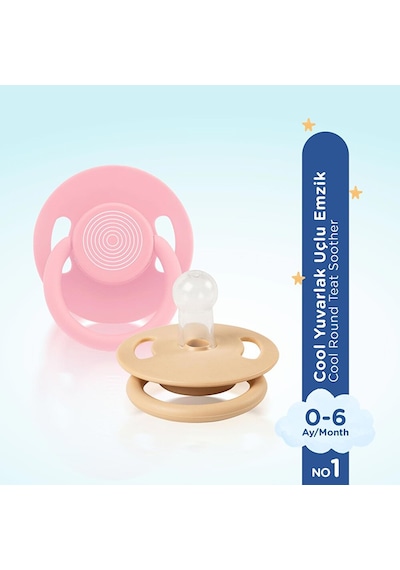 617 Wee Baby Cool 2'li Emzik No:1 Kız 2 Adet