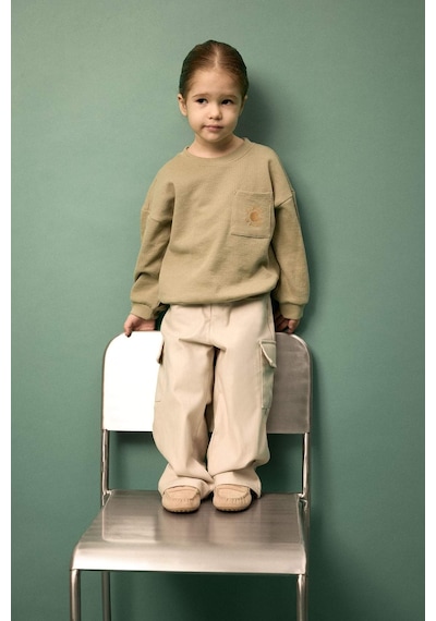 Defacto Erkek Bebek Loose Fıt Pamuklu Pantolon G6379a526spbg106 Bej-bg106