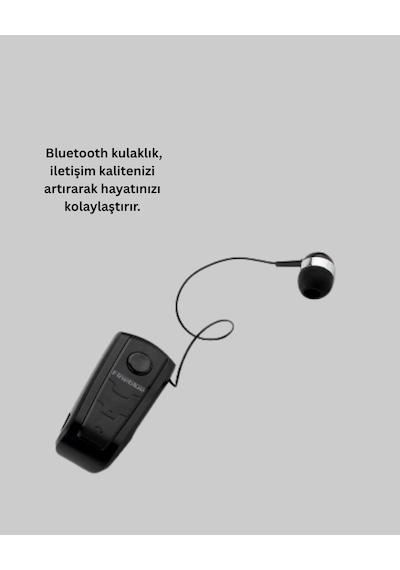 Ergonomik Bluetooth Kulaklık - 8 Saat Konuşma, Gürültü Azaltıcı Mikrofon