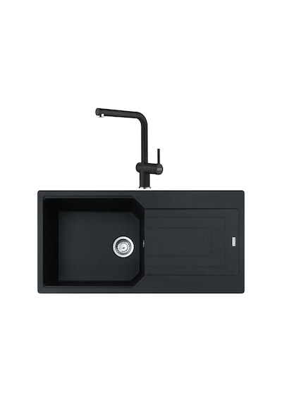 Franke Urban Ubg 611-100 Nero Granit Evye Active Plus Doccia 2.0 Batarya Set