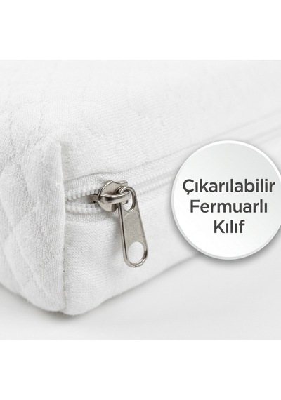 Casual Eko Bebek Yastığı - Ergonomik & Nefes Alabilir Yıkanabilir Kılıflı Güvenli Uyku Yastığı