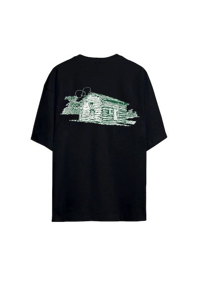Ogc Kulübe Oversize Unisex T-shirt Siyah