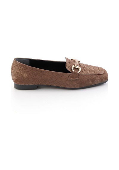 Bambi Kahve Kadın Loafer Ayakkabı K01641023071 Kahve