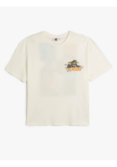 Koton Ekru Kadın T-shirt 5sal10261ık Ekru