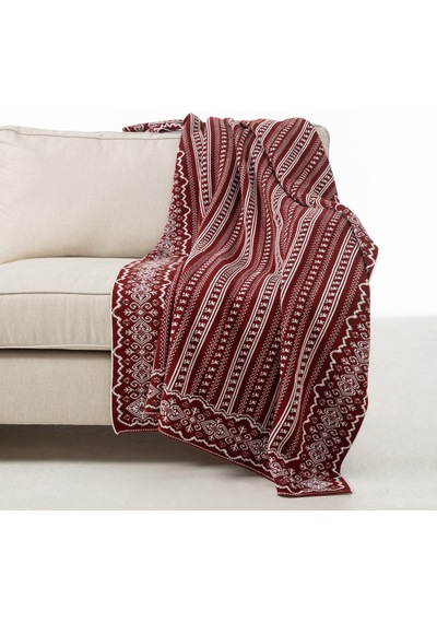 Mudo Home Alıce Koltuk Şalı Bordo 130x170