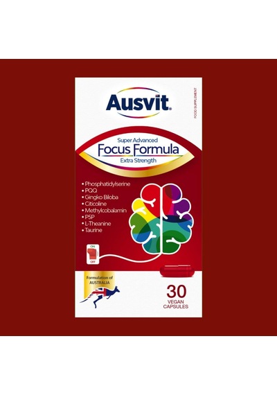 Focus Formula Fosfotidilserin Ve L-teanin İçeren Kapsül Takviye Edici Gıda 30 Vegan Caps