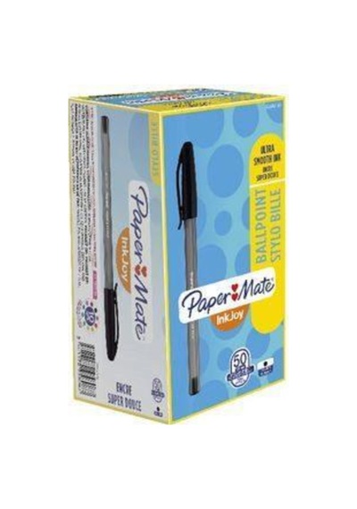 Papermate Inkjoy 100 Tükenmez Kalem M. Siyah 50 Li S0957120 1 Paket 50 Adet Çok Renkli