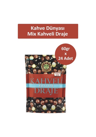 Kahve Dünyası Kahveli Karışık Draje 24 x 60 G