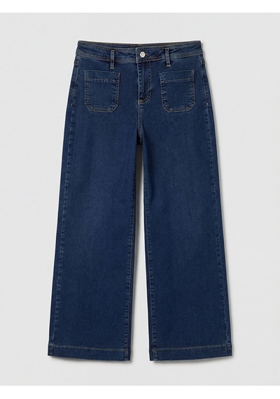 Lcwaıkıkı Classic İndigo Wideleg Kadın Jean Pantolon