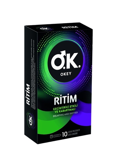Okey Prezervatif Ritim 10'li 6'li Avantaj Paketi - 6 Adet Tarı