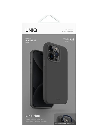 Apple Uyumlu iPhone 15 Pro Uyumlu Kılıf Lino Hue Serisi Magsafe Özellik Magclick Hibrit Silikon Silicore Grey Apple Uyumlu iPhone 15 Pro Uyumlu Kılıf Lino Hue Serisi Magsafe Özellik Magclick Hibrit Silikon Silicore Grey