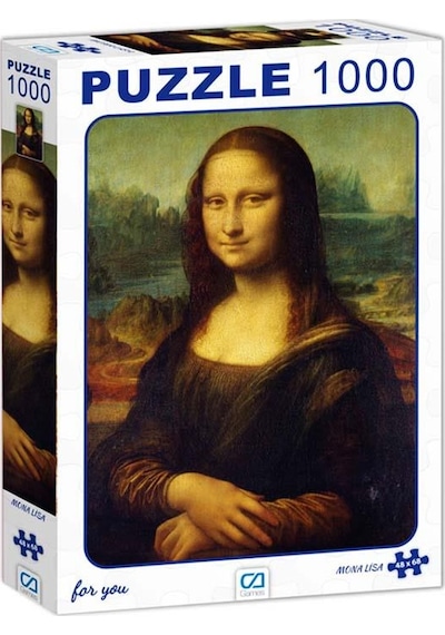 Mona Lisa 1000 Parça Puzzle (Ca Games)