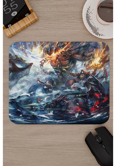 Dota 2 Kaymaz Dikişli Kauçuk Oyuncu Mousepad V4 - 22x18 Gaming Mouse Pad Fare Altlığı