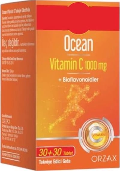 Ocean Vitamin C 1000 Mg 30+30 Tablet