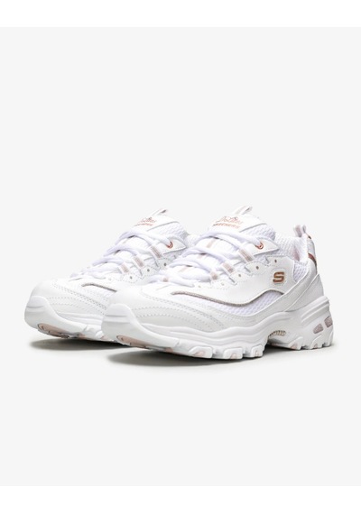 Skechers D'Lites - Copper Divine Kadın Beyaz Sneakers 13145 Wtrg Beyaz Skechers D'Lites - Copper Divine Kadın Beyaz Sneakers 13145 Wtrg Beyaz