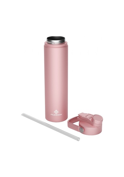 Puccon 750 Ml Pembe Paslanmaz Çelik Termos/matara/suluk